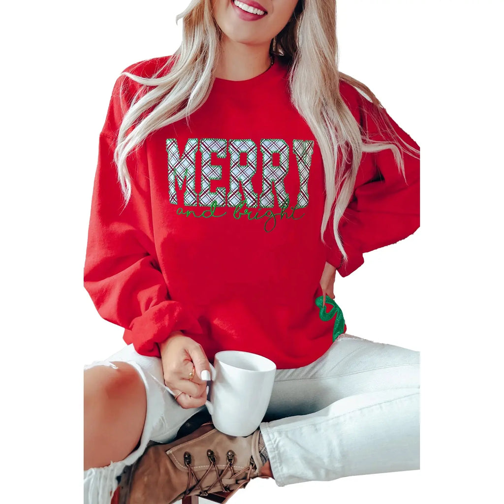 Letter Embroidery Hoodless Sweatshirt Knit Pullover ODMPOD