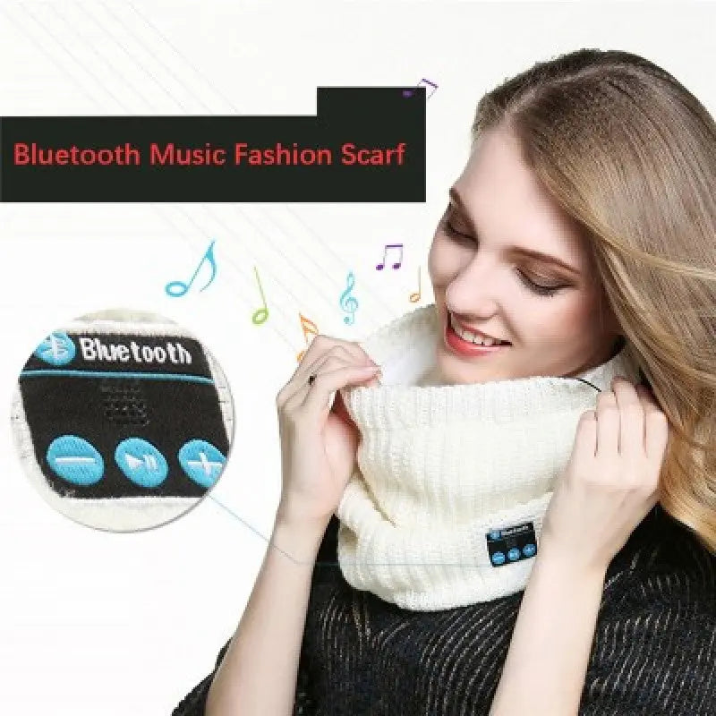 Knit Pullover Wireless Bluetooth Scarf ODMPOD