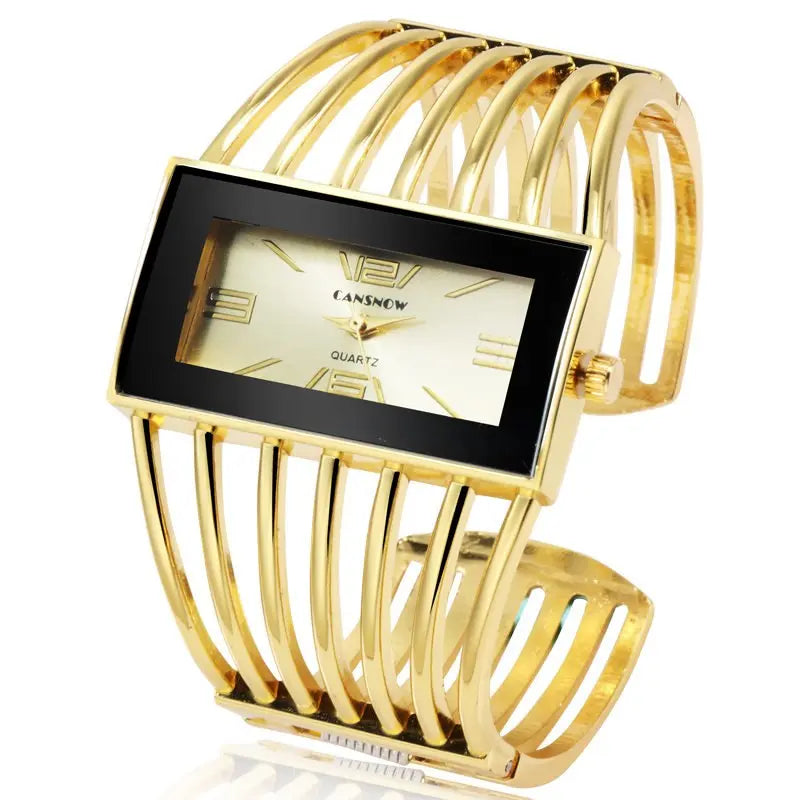 CANSNOW Womens Watch Luxury Fashion Rose Gold Bangle Bracelet Watch Women Dress Clock Female Lady Saati Girls Wristwatch Relojes ODMPOD