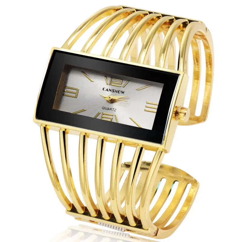 CANSNOW Womens Watch Luxury Fashion Rose Gold Bangle Bracelet Watch Women Dress Clock Female Lady Saati Girls Wristwatch Relojes ODMPOD