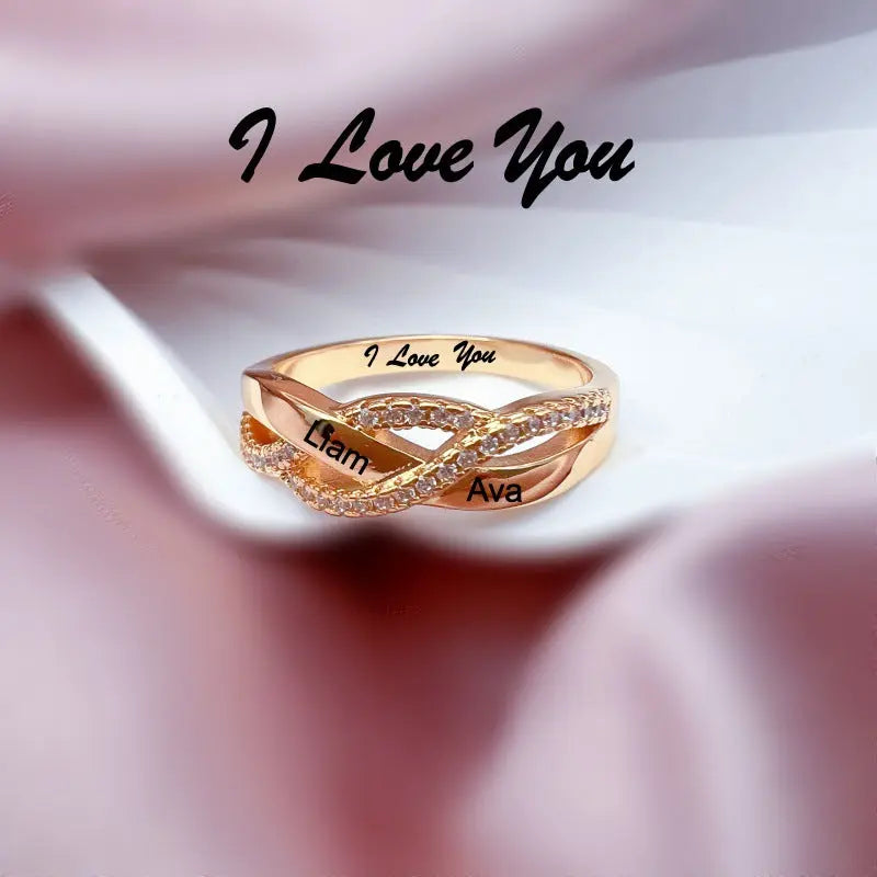 Creative Design Sense Of Personalized Woven Ring Eternal Bloom Co