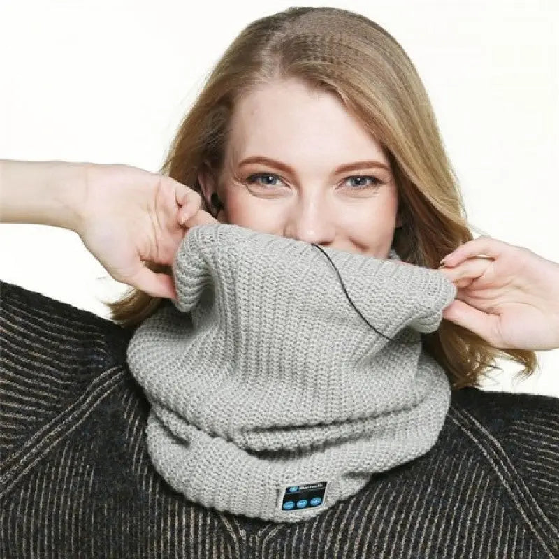 Knit Pullover Wireless Bluetooth Scarf ODMPOD