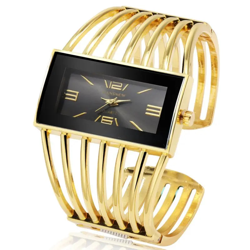 CANSNOW Womens Watch Luxury Fashion Rose Gold Bangle Bracelet Watch Women Dress Clock Female Lady Saati Girls Wristwatch Relojes ODMPOD