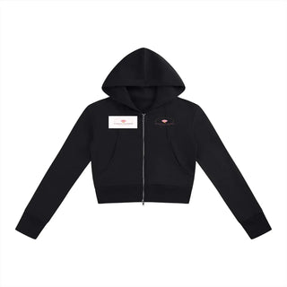 Women’s Slim Crop Full Zip Hoodie