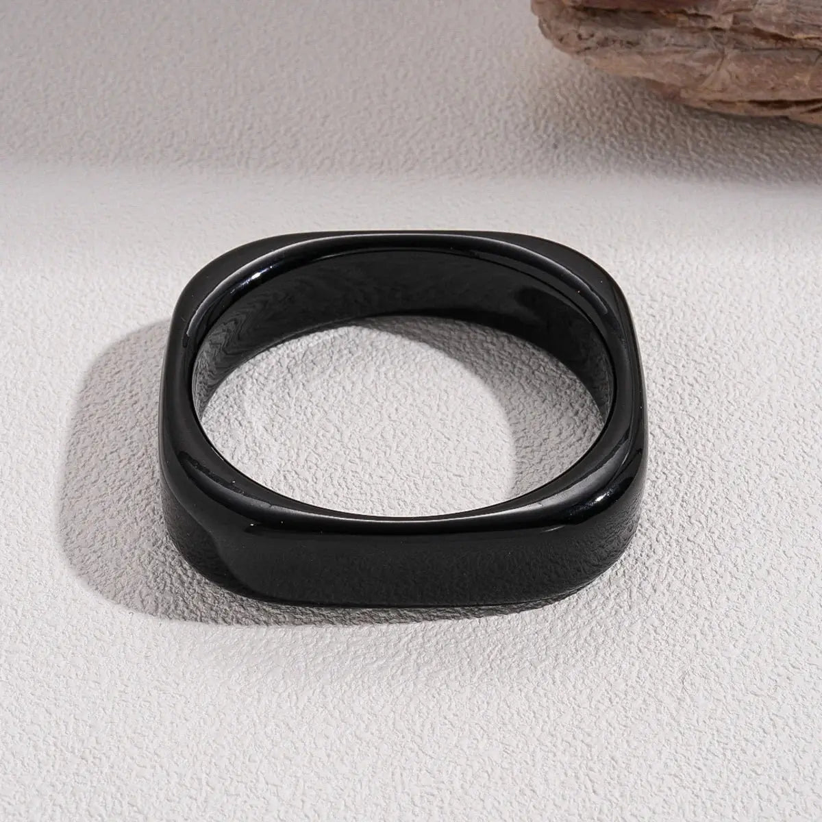 Metal Smooth-surfaced Irregular Square-open Bangle ODMPOD