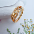 Creative Design Sense Of Personalized Woven Ring Eternal Bloom Co