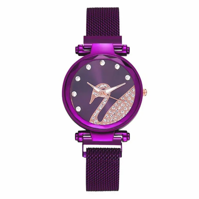 Starry Sky Womens Watch Lazy Little Swan Ladies Timepiece Eternal Bloom Co