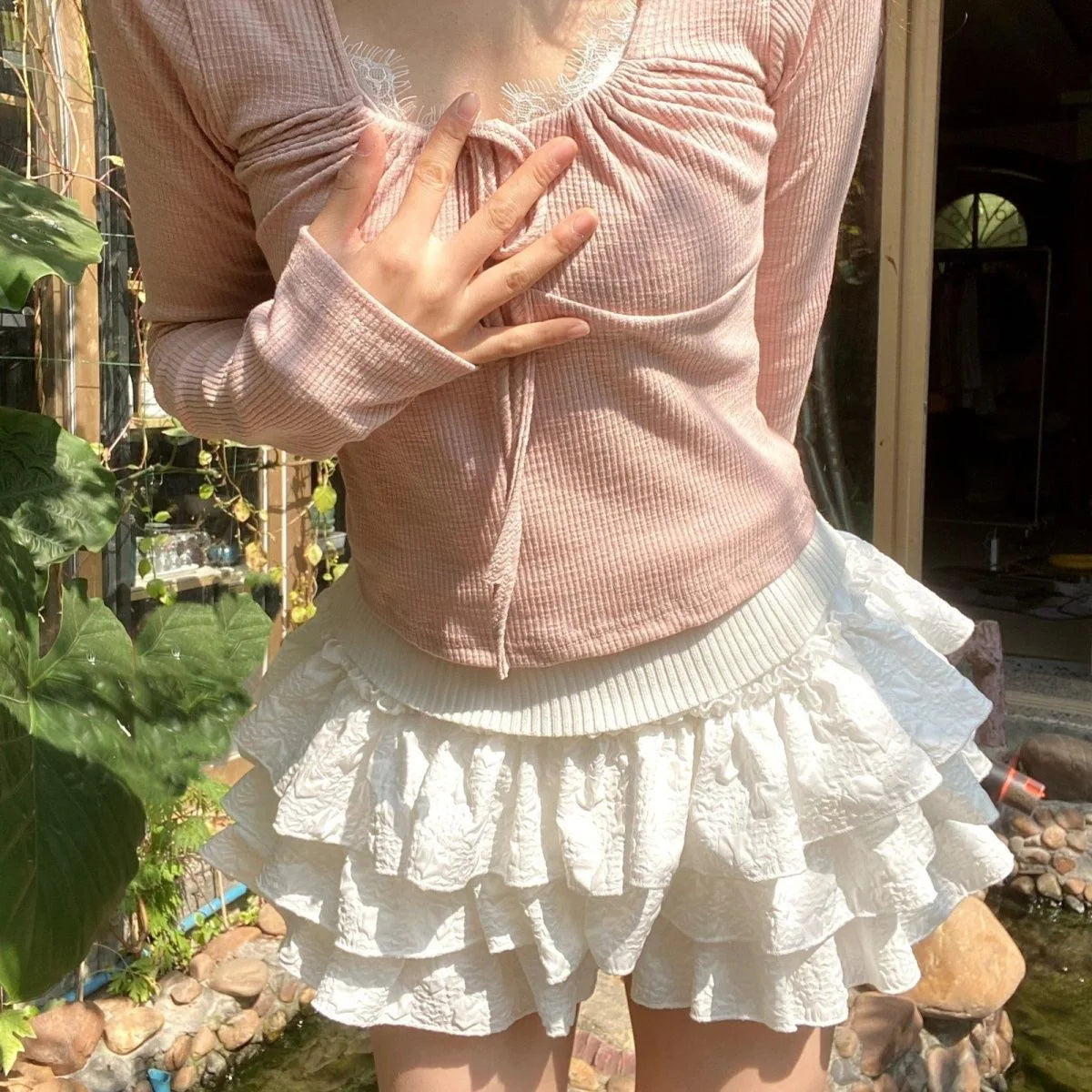 Streetwear Mall Goth Sexy Short Skirt Women Harajuku Y2k High Waist Bandage Pleated Mini Skirt Female Gothic Outfit Club Wear Eternal Bloom Co