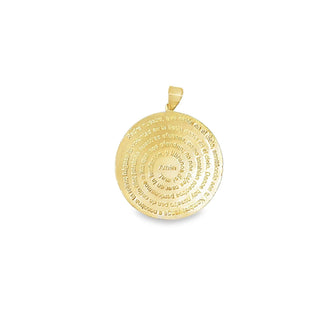 Filled Prayer Pendant, Religious jewelry, Catholic Jewelry (A96)