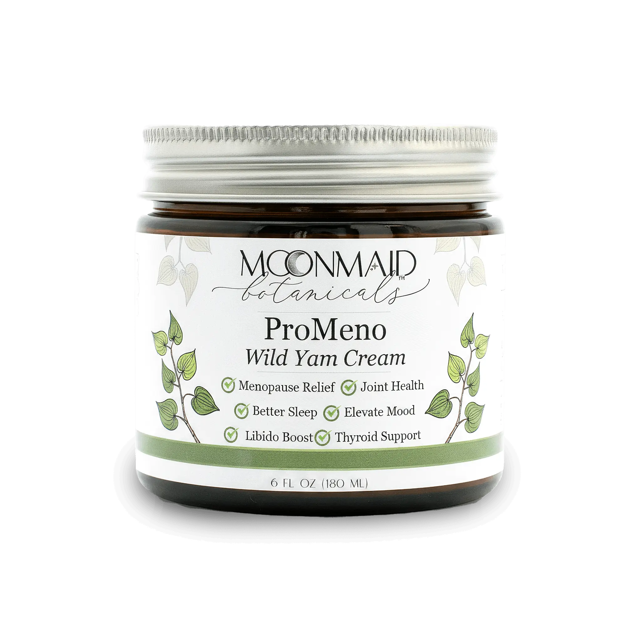 ProMeno Women's Wild Yam Cream (6oz) MoonMaid Botanicals