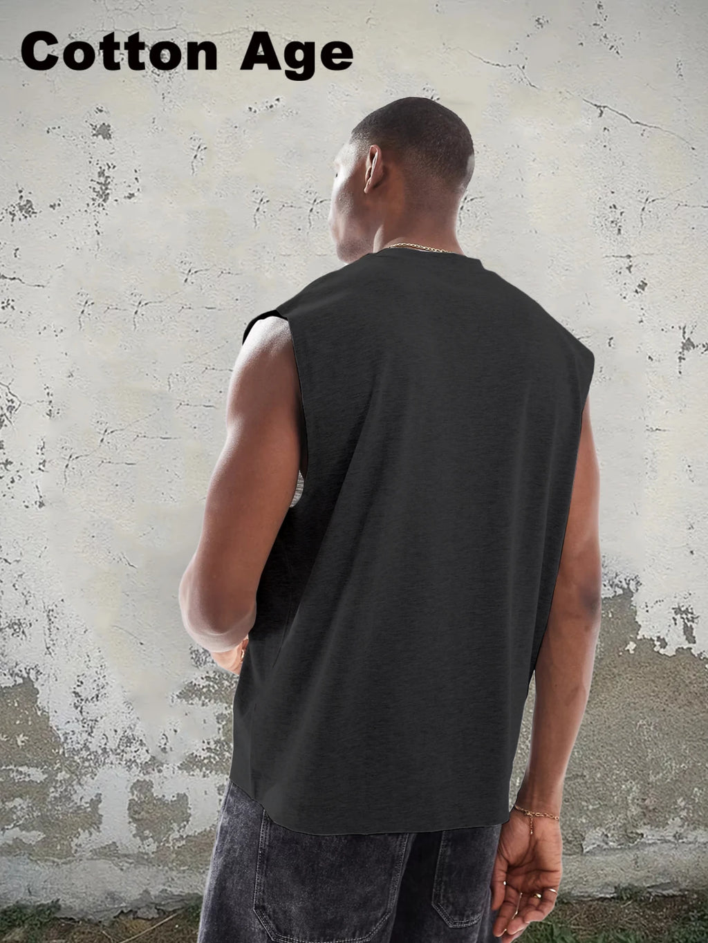 Vintage Men's Tank Top - AllSaints Print Design - Casual Fall/Winter Layering Tee - Perfect Gift For Halloween/Christmas Eternal Bloom Co