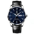 POEDAGAR Luxury Brand Men Watches Waterproof Luminous Leather Quartz Man Wristwatch Casual Sports Military Watch For Men relogio Eternal Bloom Co