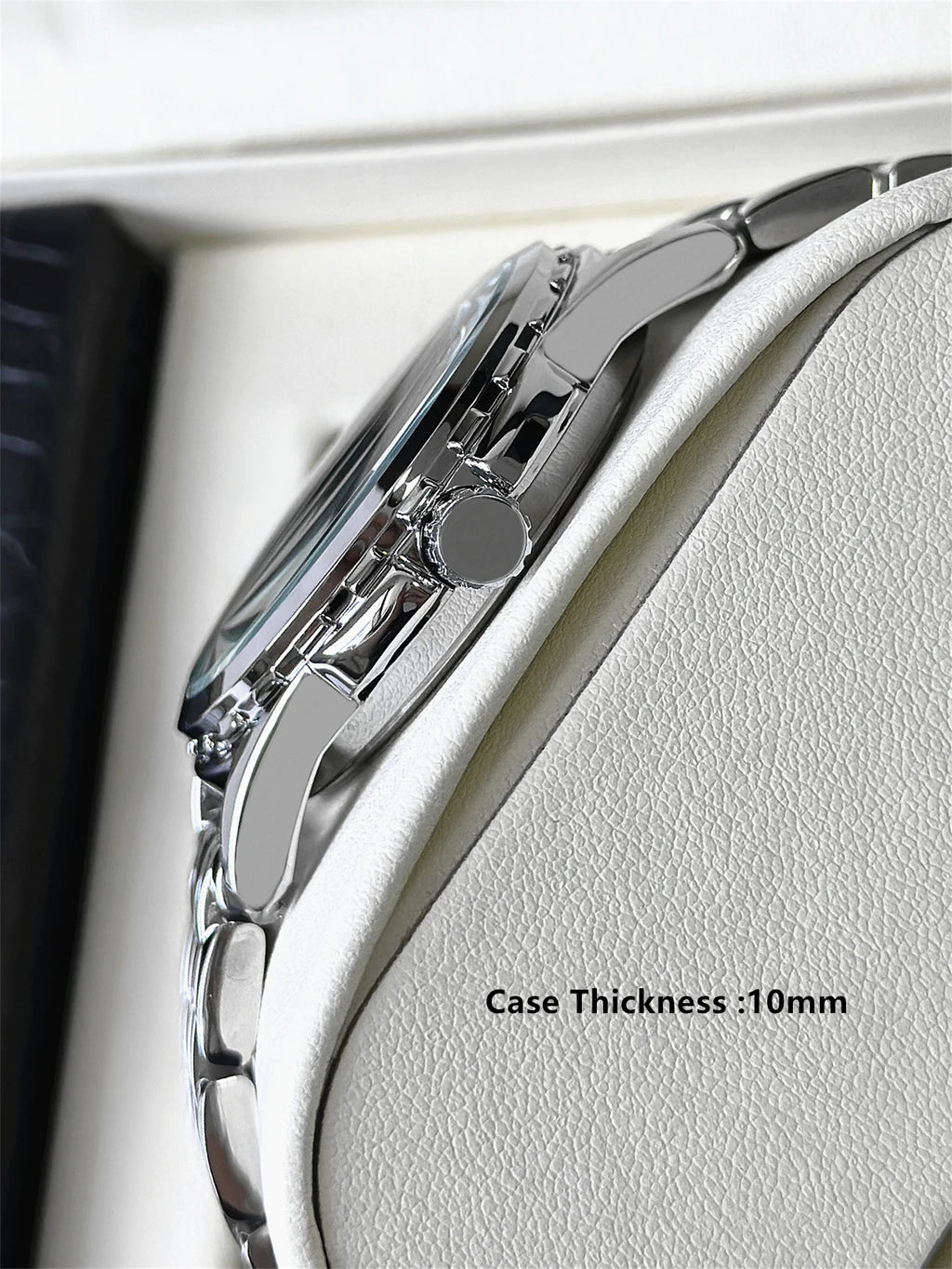 Business Man Silver Wristwatch Luminous SUS304 Stainless steel High Quality Luxury Watch Waterproof Fashion Clock hombre Reloj Eternal Bloom Co