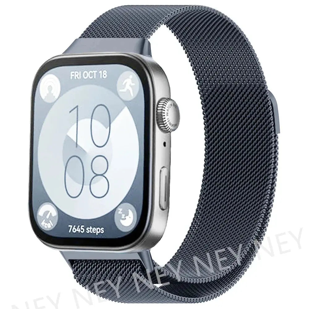 Milanese Loop Band For Huawei Watch FIT 3-4 Strap smart Magnetic stainless steel correa Huawei watch fit 4 pro bands Accessories Eternal Bloom Co