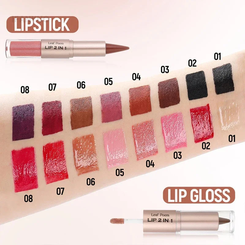 Tapered Lip Liner Lipstick Pen Matte Black Brown Velvet Lipstick Outline Contour Lipliner Water Mirror Moisturizing Lipgloss Eternal Bloom Co