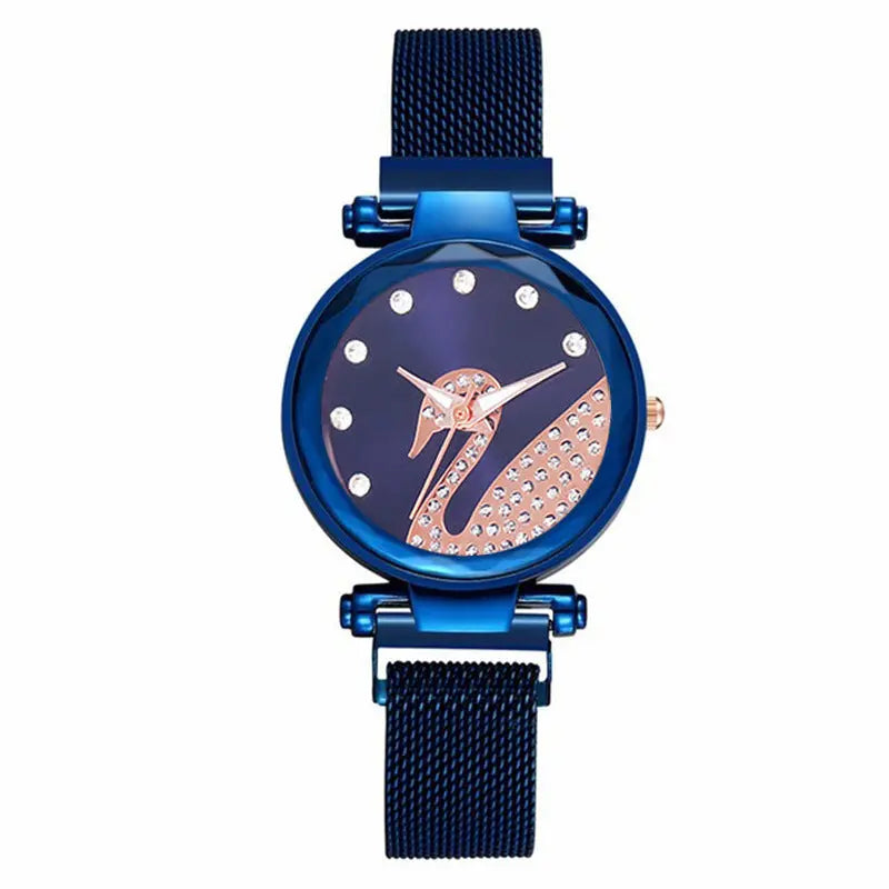 Starry Sky Womens Watch Lazy Little Swan Ladies Timepiece Eternal Bloom Co