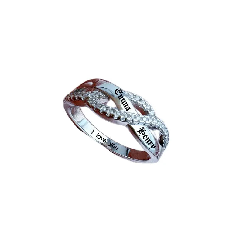 Creative Design Sense Of Personalized Woven Ring Eternal Bloom Co