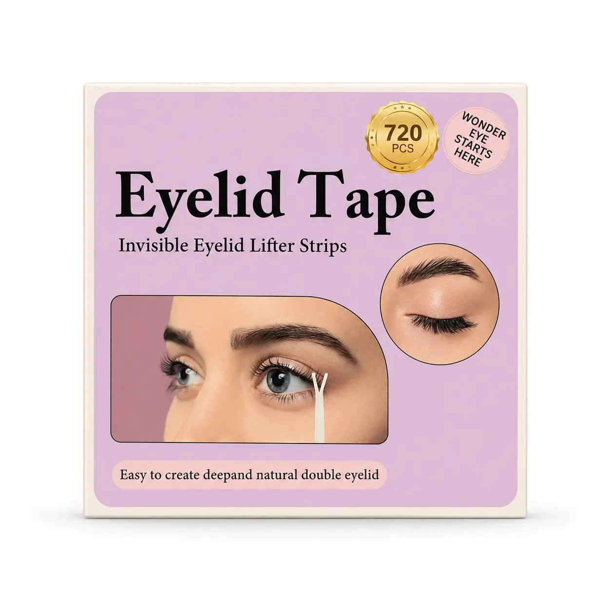 Eyelid Tape - Invisible Eyelid Lifter Strips (720 Pcs) VIAI BEAUTY