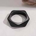 Metal Smooth-surfaced Irregular Square-open Bangle ODMPOD