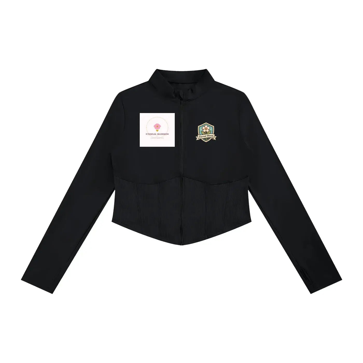 Women's Slim Fit Full-Zip Yoga Jacket ODMPOD