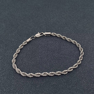 18K Gold-plated Twist Chain Stainless Steel Bracelet - MJ/BC