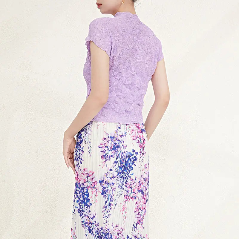 Women's High-grade Peplum Top Bottoming Shirt ODMPOD